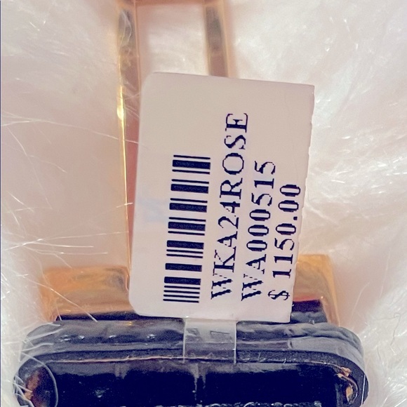 Techno Com By KC w Genuine Diamonds Mother of Pearl Dial Leather Band✨ - Picture 9 of 15